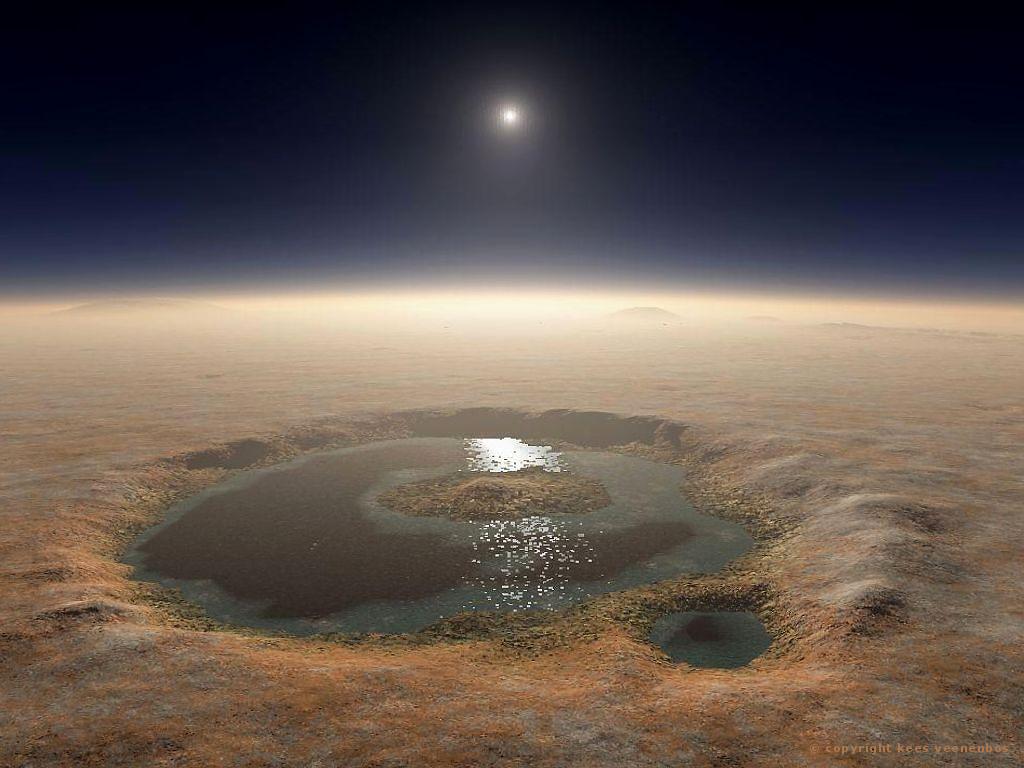 Liquid Brines on Mars from above