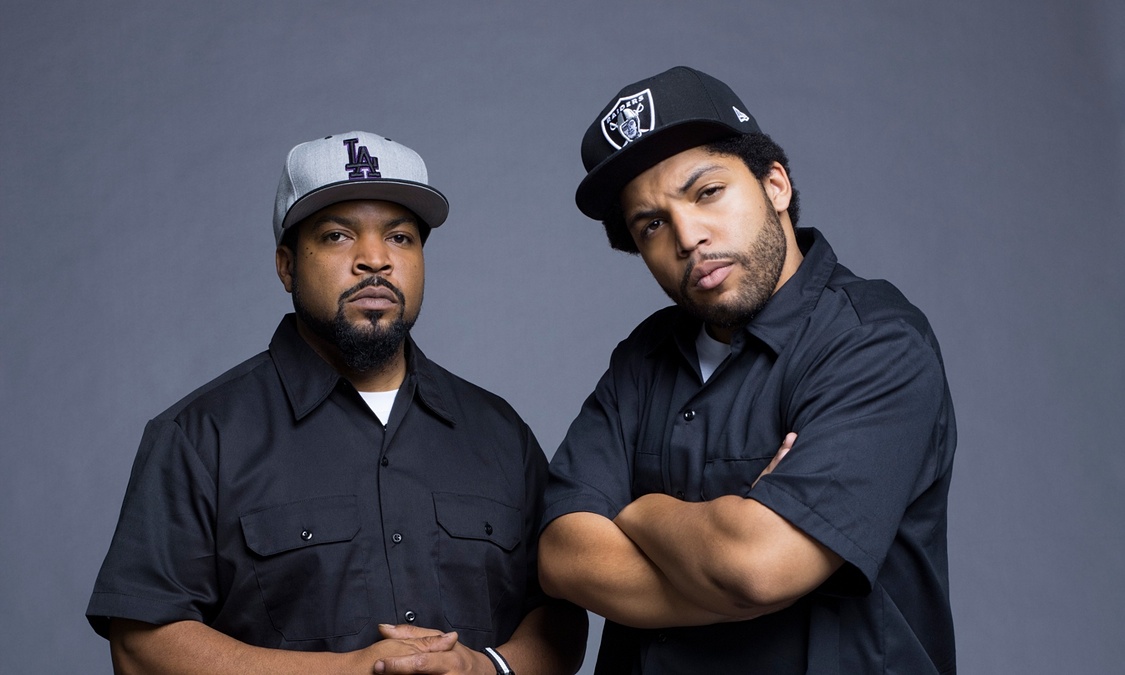 Rapper Ice Cube with his son O’Shea Jackson Jr.